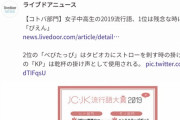 【朗報】吉田朱里のつやぷるリップがJC・JK流行語大賞にwww