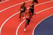 【動画】女子リレー選手、ライバルの後頭部をバトンで殴りつけるｗｗｗｗ