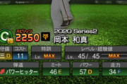 【プロスピA】’21S1の岡本の能力ｗｗｗｗｗｗｗ