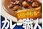 グリコ カレー職人 スパイシーチキンカレー 辛口×10個が値下げ中！袋のままレンジ調理可能