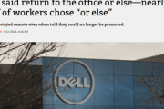 【アメリカ】Dellの従業員に「リモートワークやめるか昇進諦めるか」聞いた結果