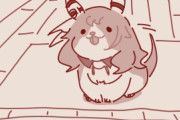 【ウマ娘】疲れたごすを出迎える忠犬