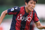 右SBでボローニャ公式戦デビューの冨安健洋をイタリア紙が評価！「攻めると賢明なカミカゼだった」