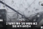 韓国人「台風8号の被害が相次いで発生！」済州道に強い風雨を伴い信号が折れ、窓ガラスが割れる被害が相次ぐ　韓国の反応