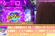 【1/12導入】Pリゼロの試打解説動画公開！小当りRUSH突入時の期待出玉は約6400発