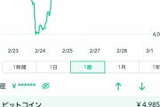 【悲報】ビットコインもうめちゃくちゃ