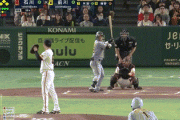 【巨人対阪神3回戦】阪神、4回表2アウト満塁から前川右京が押し出し四球を選び1点先制！！！！！！！！！
