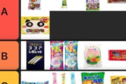 【画像】「駄菓子」のTire表、妥当すぎて盛り上がらないｗｗｗｗｗｗ