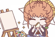【FGO】サンドイッチ食べるゴッホちゃん！！　ゴッホちゃんかわいいぞ！