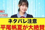 【ネタバレ注意】舞台サザエさん、ワカメ役の平尾帆夏が大絶賛される【日向坂46】