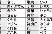 【発表】　キラキラネーム110選ｗｗｗｗｗｗｗｗｗｗｗｗｗ