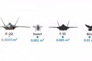 F-35の凄い点はこのレーダー反射断面積の低さ。レーダーは虫としか認識できず、、、