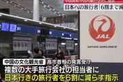 中国政府「日本への旅行者を6割にまで減少を」国内旅行会社に指示
