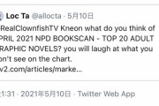 【画像】アメリカのコミックランキング、MANGAが独占