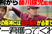 下柳剛「藤川監督、田中将大マー君を獲ってくれ」←この無責任感