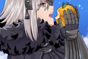【FGO】AP回復中の邪ンヌイラスト！！　金リンゴ沢山お食べ！