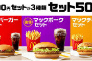 【命題】マクドナルドが100円だったマックポークを230円で再販