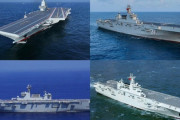【画像】中国の空母と強襲揚陸艦一覧がこちらｗｗｗ