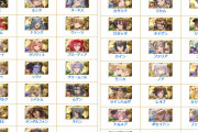 【グラブル】気付けばこんなに増えたリミテッドキャラ一覧、流石にここまで来ると使わなくなったキャラも大分増えてきた