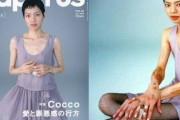 【悲報】天才歌手Coccoさんの体、やばすぎる （※画像あり）