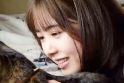 【動画】グラビアメイキングで猫をモフモフする筒井あやめがとにかく可愛すぎるwww【乃木坂46】