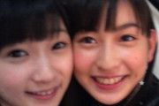 宮本佳林「中学生の私たちです。うえむーがかわいすぎる。当時の自分では絶対にあげなかったであろう私の顔ぶちゃいくすぎ写真ですが」