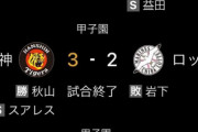 【悲報】この3連戦の阪神の得点、3-3-4だった