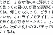 【画像】バチャ豚「るしあに幻滅しました、さようなら。次のお別れスパチャで最後にするね」