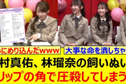 【動画】【事故】田村真佑、林瑠奈の飼いぬいをフリップの角で圧殺してしまうwww【乃木坂46・生のアイドルが好き・矢久保美緒・黒見明香・佐藤璃果・乃木坂配信中・乃木坂工事中】