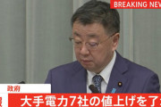 【速報】政府、電気料金値上げ了承を閣議決定wｗｗｗｗｗｗ