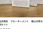 【画像】檜山沙耶さんのグッズ、なぜかメルカリに大量出品されてしまう…