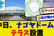 【プロ野球】中日ドラゴンズさん、ホームランテラス導入でホームラン量産体制へ！？