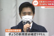 【新型コロナ】大阪+599