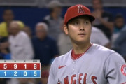 大谷翔平7回2安打1失点10奪三振　今季8勝目の権利を持って降板