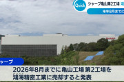 シャープ工場売却、日産2万人解雇・7工場閉鎖、パナ1万人解雇