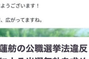 【悲報】蓮舫、公職選挙法違反が判明。当選無効を求める署名が10万筆集まる→500万人が注目ｗｗｗｗｗｗｗｗ