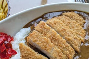 スキー場のカツカレー