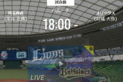 【試合実況】西武スタメン 先発:平井（2022.8.3）