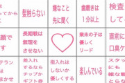 夜のサービス嬢「良客の特徴挙げた。ビンゴしなかったらクソ客だから♡」