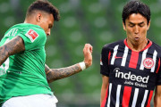 大迫先発のブレーメンが4試合ぶり黒星…長谷部＆鎌田先発のフランクフルトに敗れる