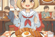 川崎のスタミナカレーの店バーグdeおやつ＠柏の人