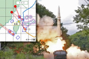 中国人民解放軍、台湾上空を通過するコースで弾道ミサイルを発射