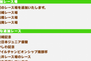 【ウマ娘】ダートレース場追加で全冠が大変になりそうだな