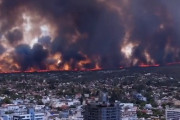 【動画】アルゼンチンの山火事、世界の終わりみたいな光景になる