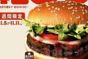 バーガーキングで「ワッパージュニア」半額キャンペーンが11月5日より1週間限定で開催！！