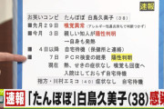 お笑い芸人たんぽぽの白鳥久美子、コロナ感染