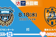 ◆天皇杯◆R16 川崎F×清水 清水粘るもダミアンの決勝ヘッドで川崎FがR8進出