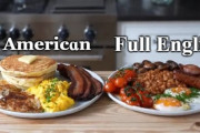 【画像】アメリカ式の朝食VSイギリス式の朝食　どっちが食いたい？