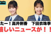きたー！高井俐香　下田衣珠季に嬉しいニュースが！！[日向坂46]