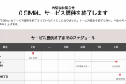【悲報】500MBまで無料の「0 SIM」、サービス終了を発表